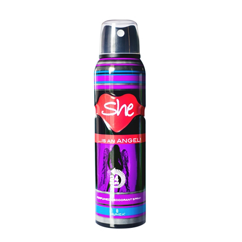She Is Angel Deodorant Spray, For Women, 200ml