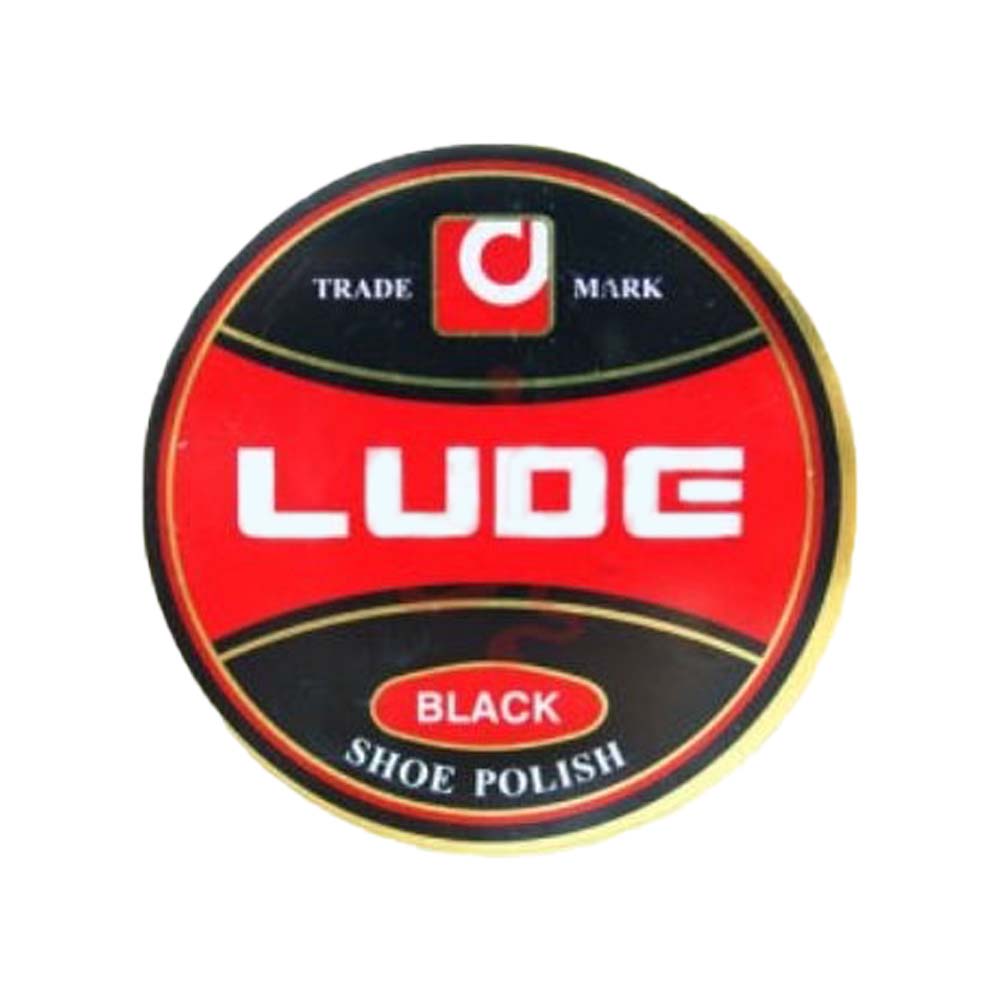 Lude Black Shoe Polish – 40ml