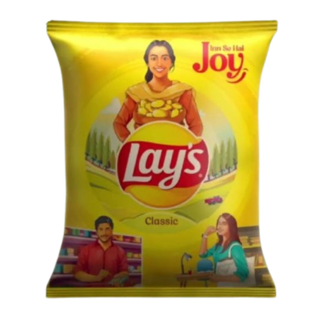 Lays Salted Potato Chips, 45g Rs 70