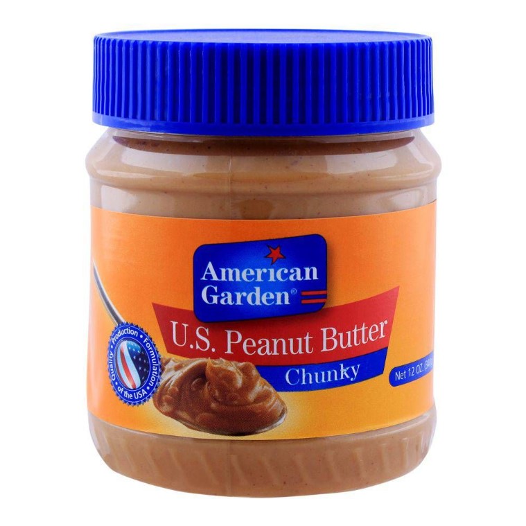 American Garden U.S. Peanut Butter, Chunky, 340g
