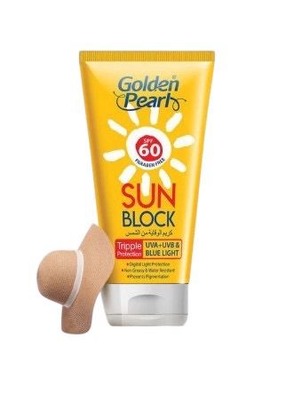 Golden Pearl Sun Block SPF 60 Tube 60 ml
