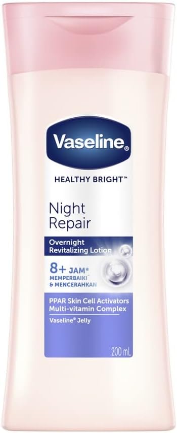 Vaseline Vaseline Body Lotion, Healthy Bright Series, Night Repair, 6.8 fl oz 200 ml
