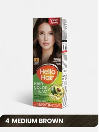 Hello Hair Hair Color Medium Brown 4