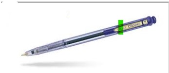 Dollar Clipper ball pen blue