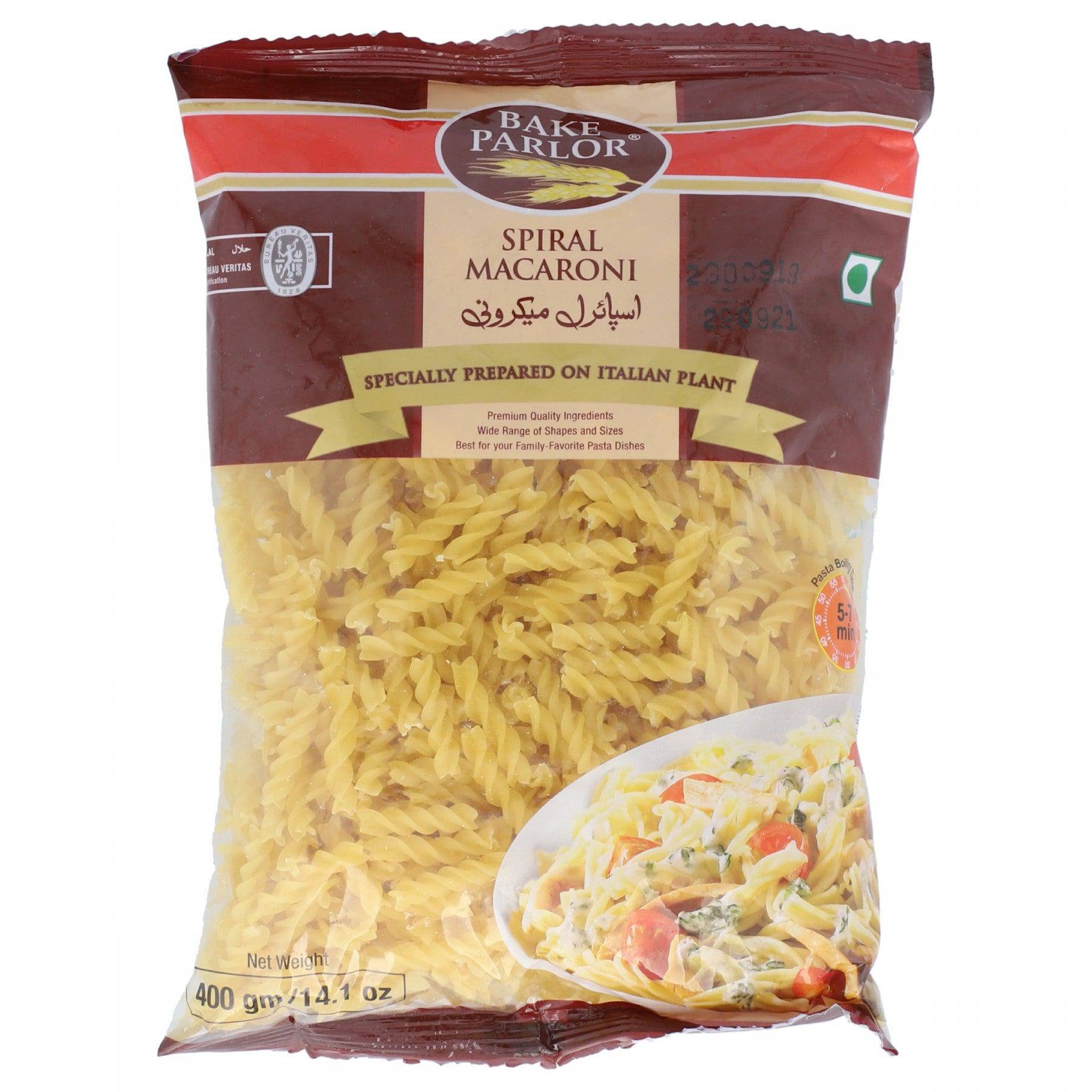 Bake Parlor Spiral Macaroni – 400g Pouch