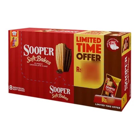 Peek Freans Sooper Soft Bakes Chocolate Cake – 12 Pcs