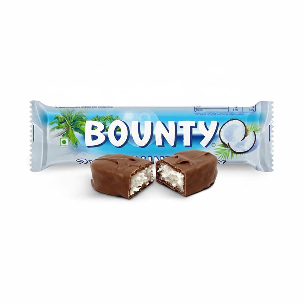 Bounty Chocolate Bar (2x28.5g = 57g)