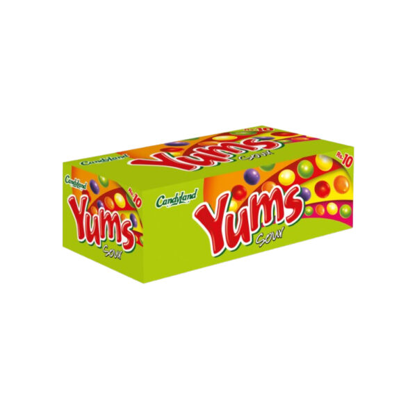 Candyland Yums Sour Pack of (24 Pieces)