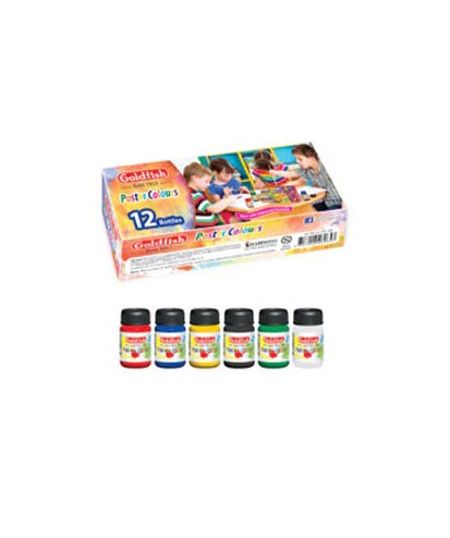 Goldfish Poster Colours Set - 12 Big Size Colors