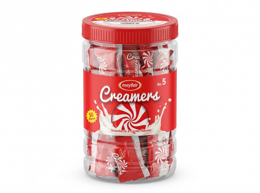 Creamers Candy Jar – 50 Pieces