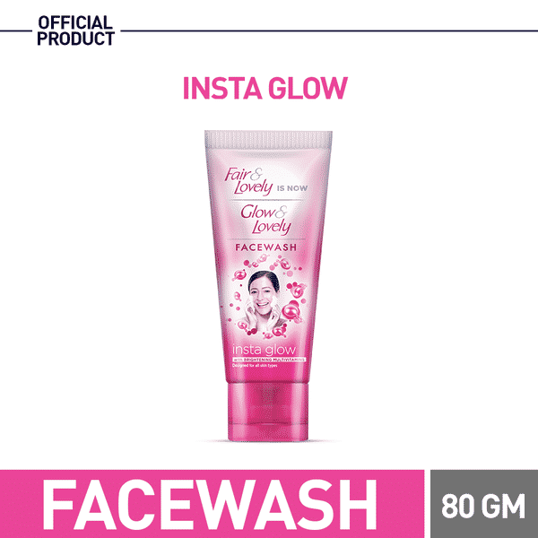 FAIR&amp;LOVELY FACE WASH INSTA GLOW 80G