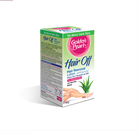 Golden Pearl Hair Off Hair Removal Lotion Aloe Vera 120g gm Jar