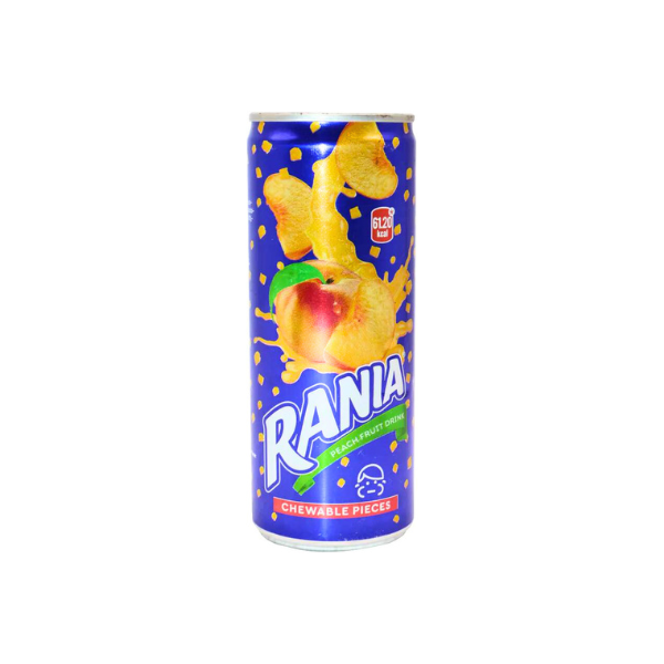 Rania Peach Fruit Drink 250ml Can