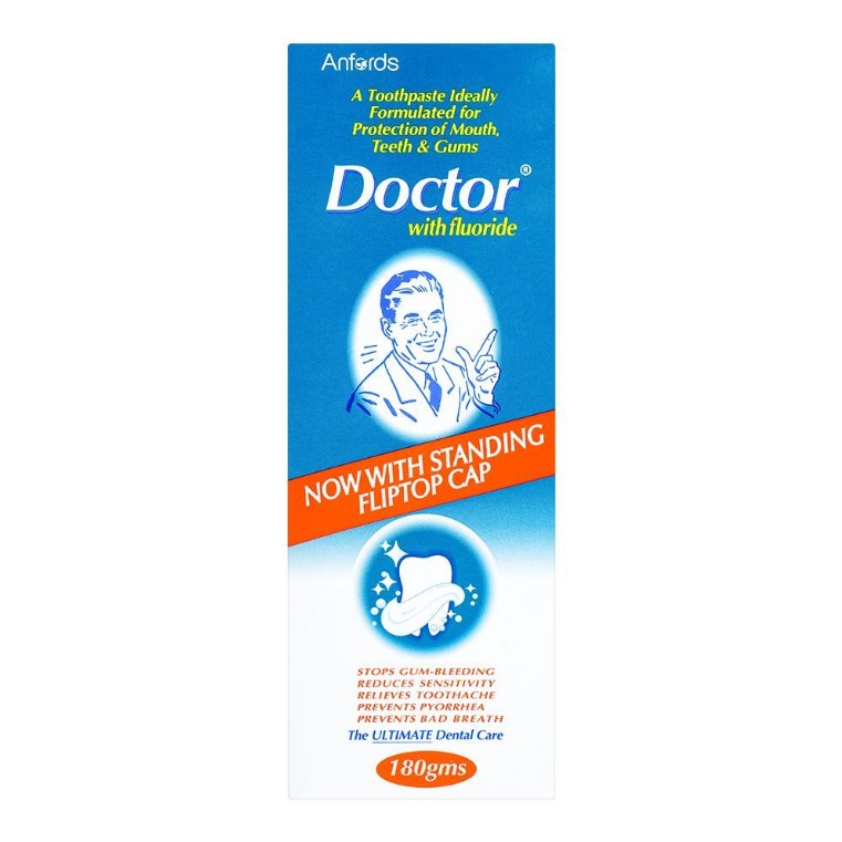 Doctor Fluoride Toothpaste, 180g, Double Saver