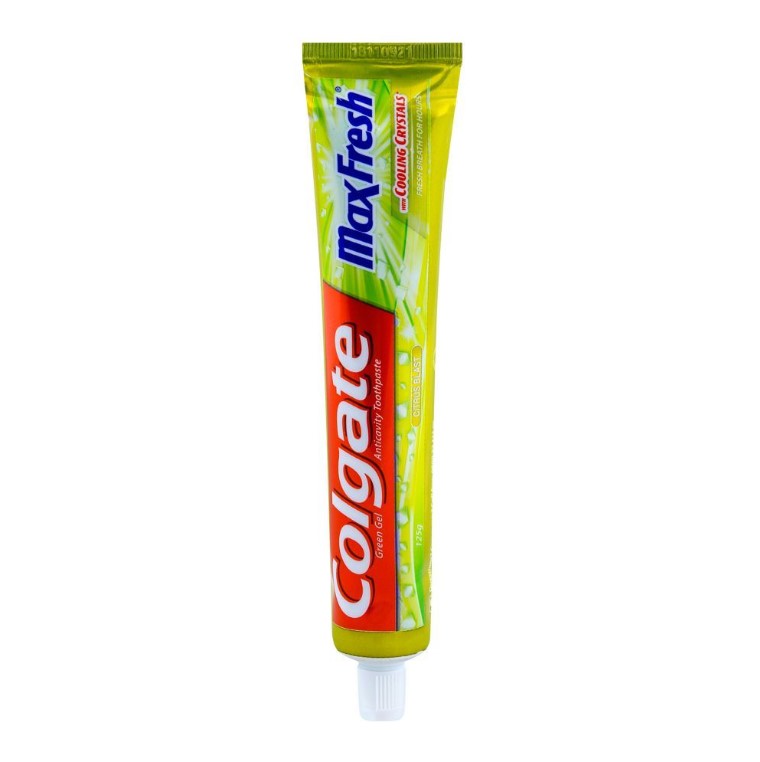 Colgate MaxFresh Green Gel Citrus Blast Toothpaste 125g+25g 20% Extra Free
