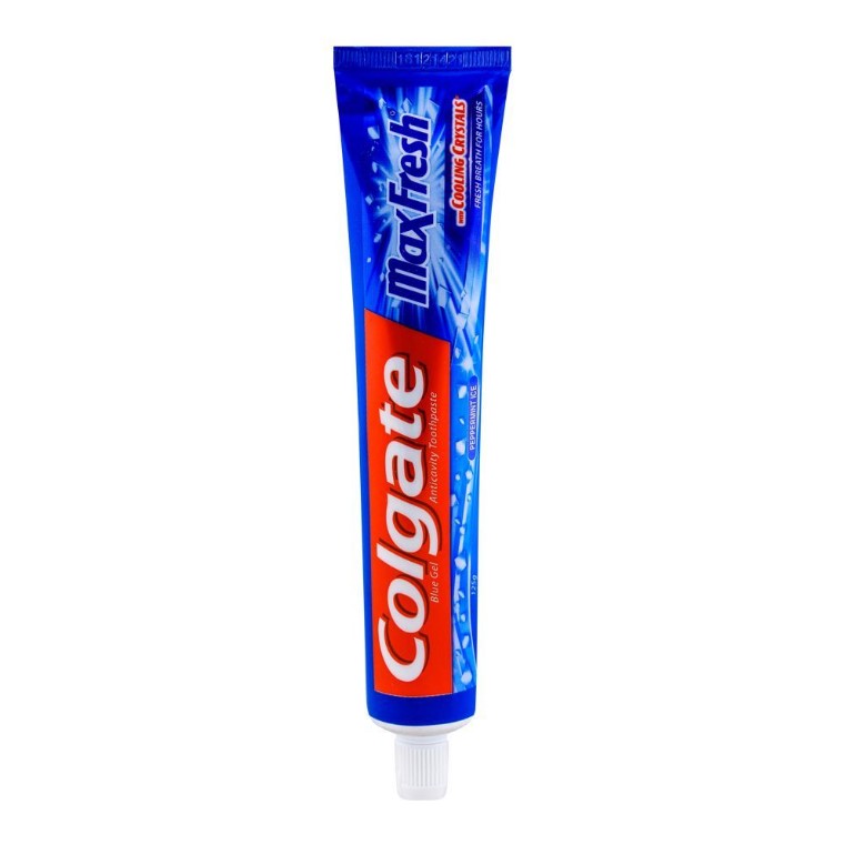 Colgate MaxFresh Blue Gel Peppermint Ice Toothpaste 125g+25g 20% Extra Free