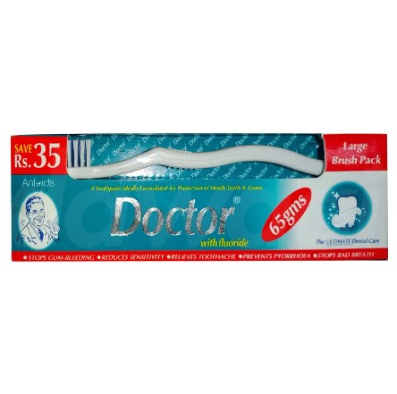 Doctor Toothpaste Large Brush Packet 65g