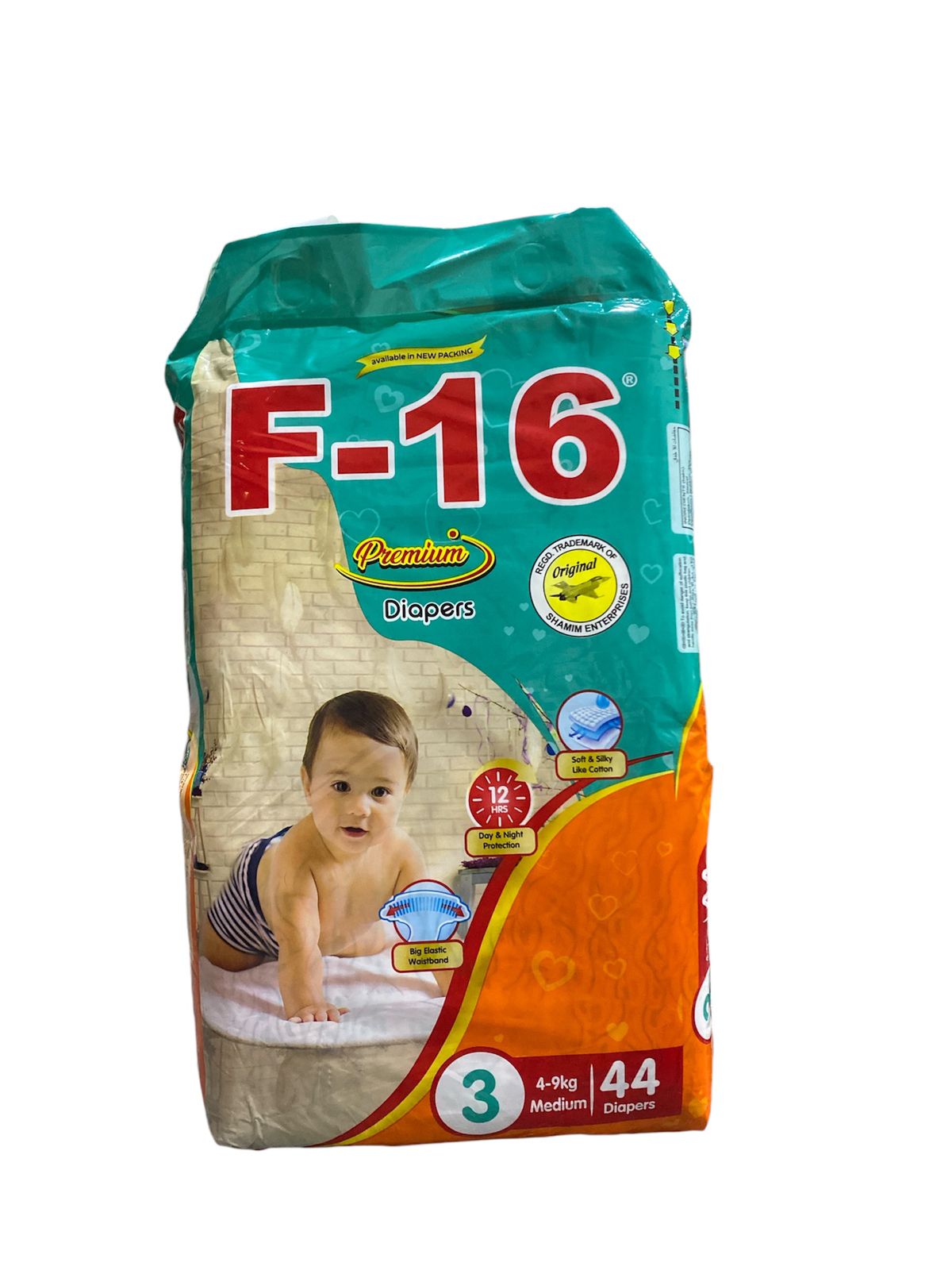 F16  Diaper Medium 44pcs