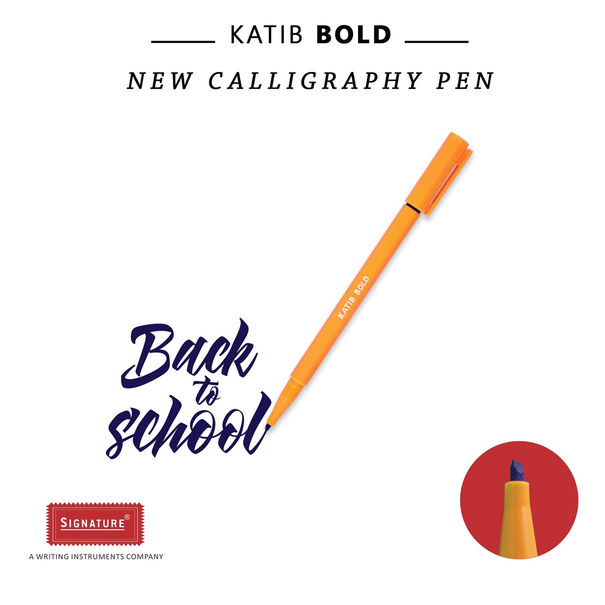 Signature Katib Bold Calligraphy Marker 1 Pcs