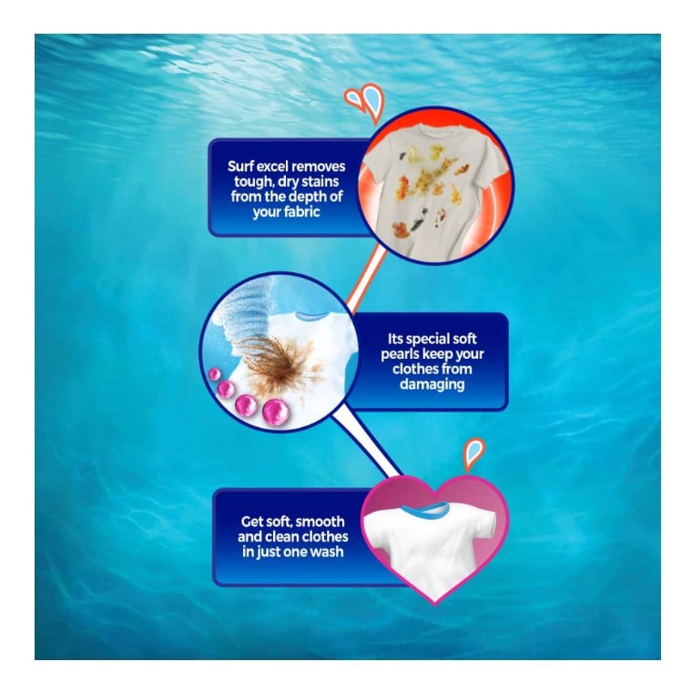 Surf Excel Washing Powder, 3 KG