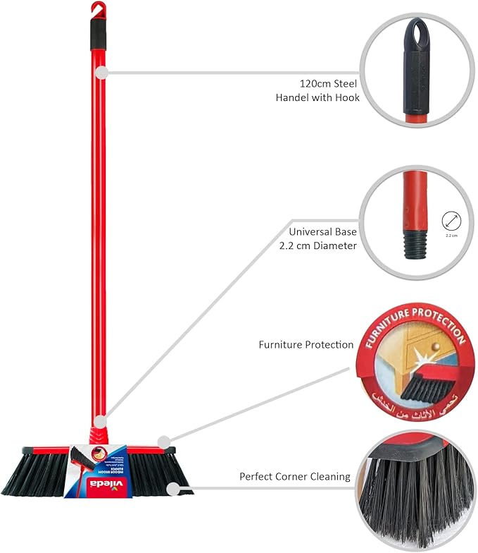 Floor Brush Red Cobra
