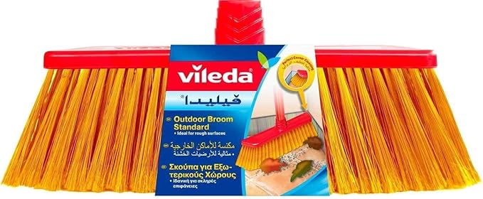 Cristal White Floor Brush Wooden Stick