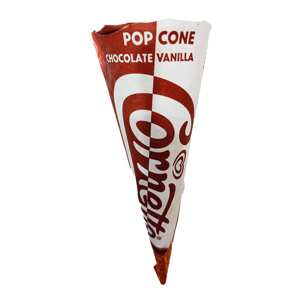 Walls Pop Cone Chocolate Vanilla Cornetto 100ml