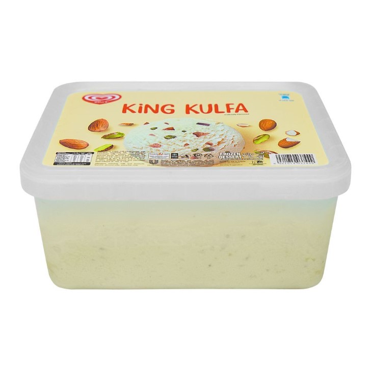 Walls King Kulfa Tub, Frozen Dessert, 1400ml