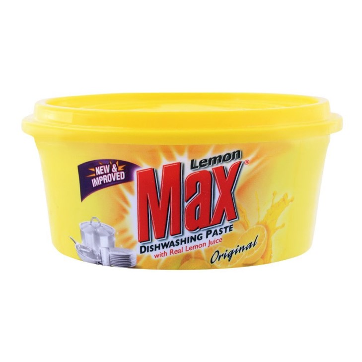 Lemon Max Dishwashing Paste, Yellow, 400g