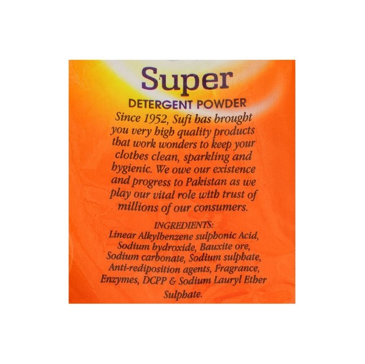 Sufi Super Detergent Powder, 500g