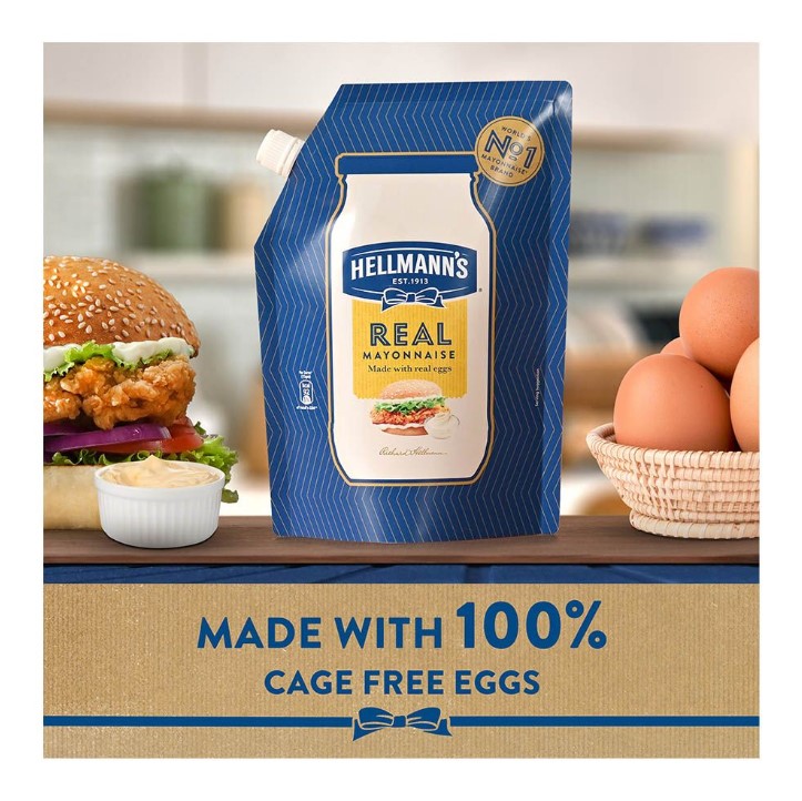 Hellmann's Thick &amp; Creamy Mayonnasie 180g