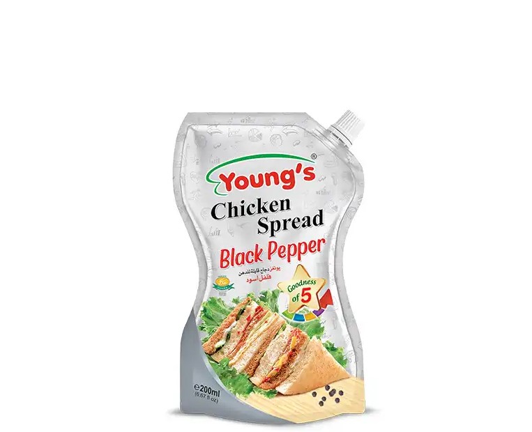 Youngs Chicken Spread Black Pepper 200ml