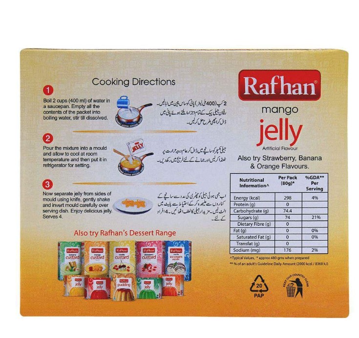 Rafhan Mango Jelly Powder 80g