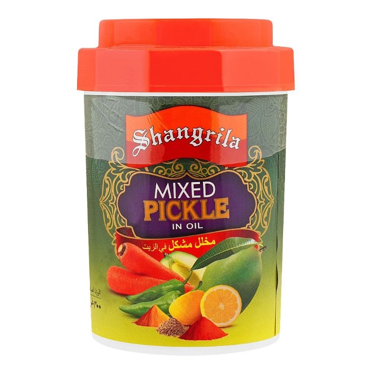 Shangrila Mixed Pickle In Oil, Jar, 800gm