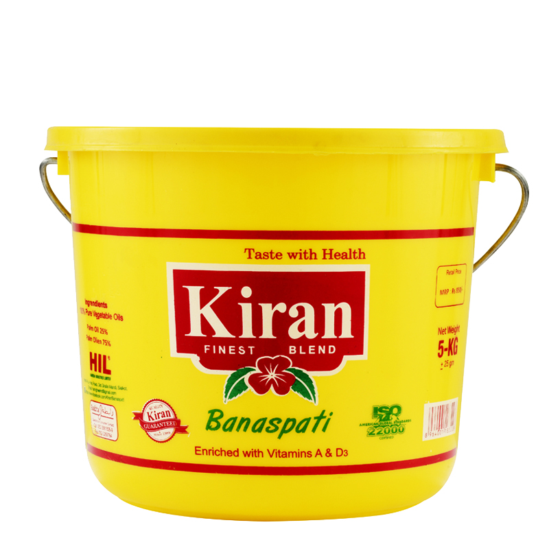Kiran Banaspati 5kg Bucket
