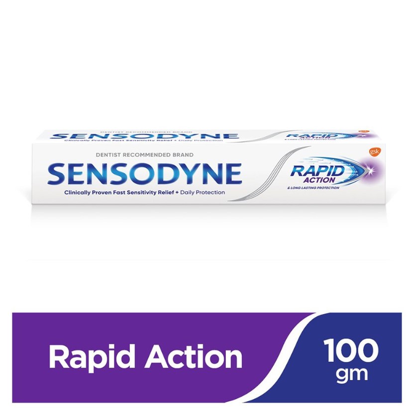 Sensodyne Rapid Action &amp;amp; Long Lasting Protection Mint – 100g