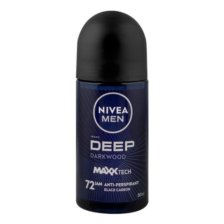 Nivea Men 48H Deep Segar &amp; Kering Anti-Perspirant Deodorant Roll On, 50ml