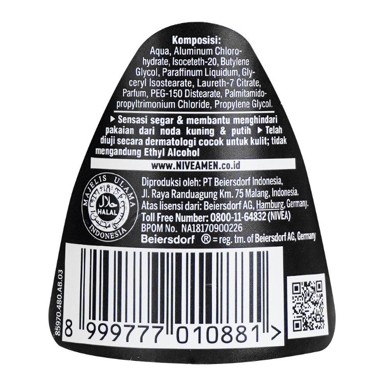 Nivea Men Invisible Black &amp; White – 50ml