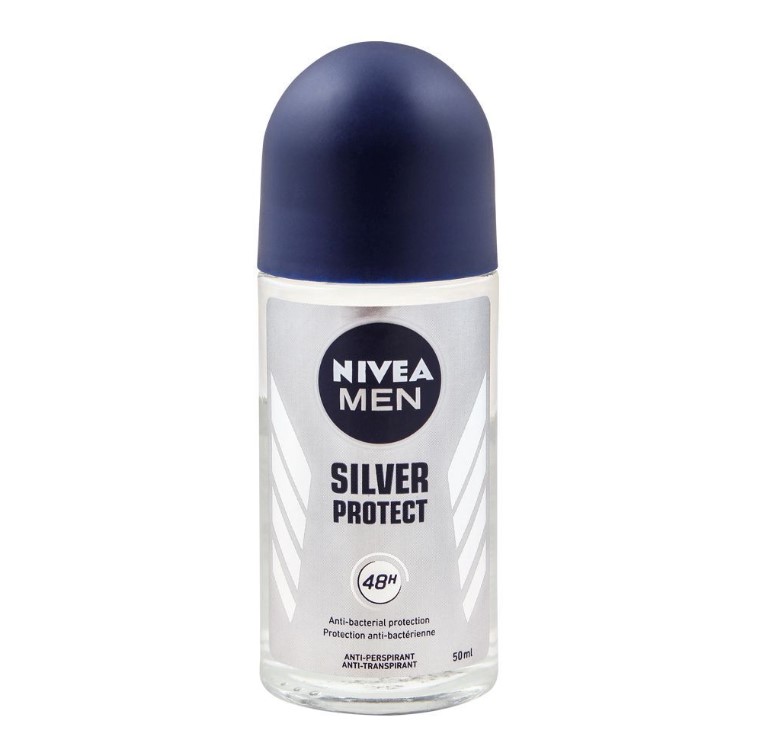 Nivea Men 48H Silver Protect Anti-Perspirant Roll On Deodorant, 50ml