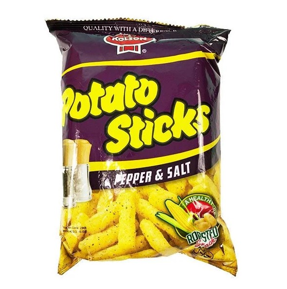 Kolson Potato Sticks Pepper &amp; Salt 18g