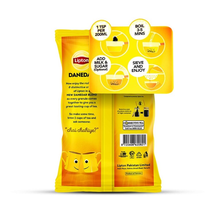 Lipton Danedar Black Tea 430g - New Superior Taste - Chai Chahiye