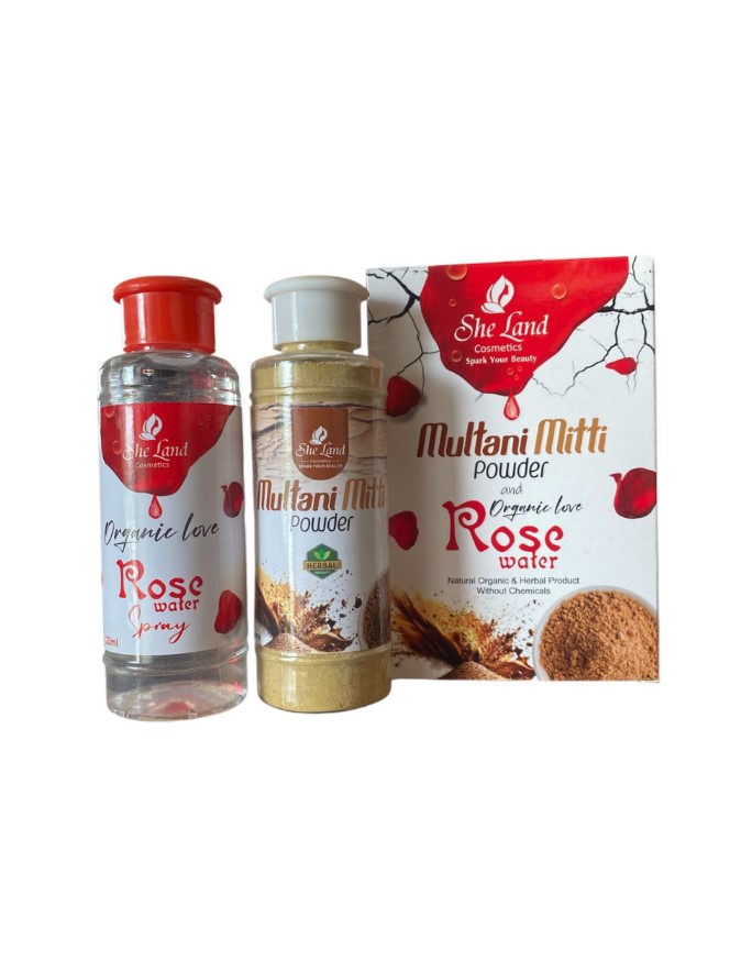 She Land Multani Mitti &amp;amp; Rose Water