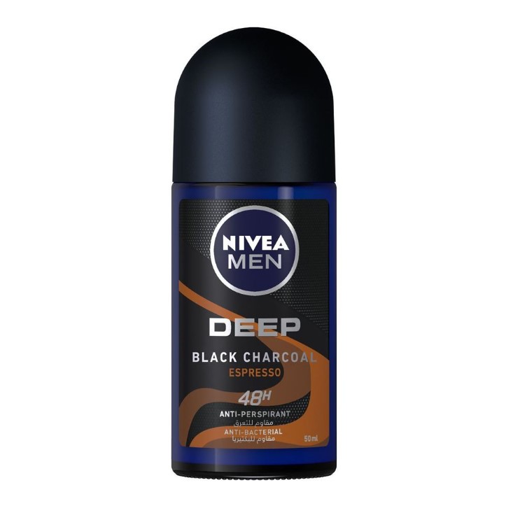 Nivea Roll-On Deep Black Carbon Espresso – 50ml