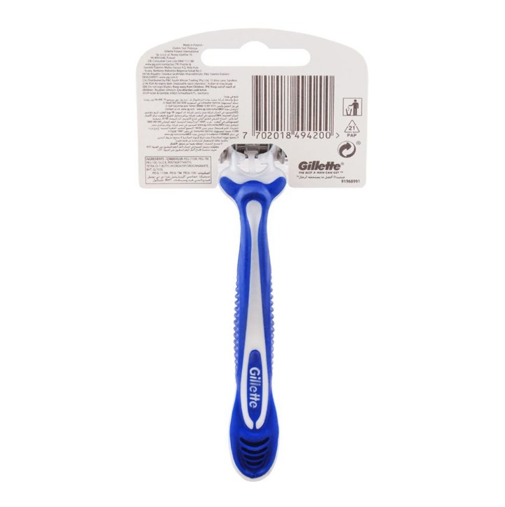 Gillette Blue 3 Comfort Disposable Razor – 1 Count