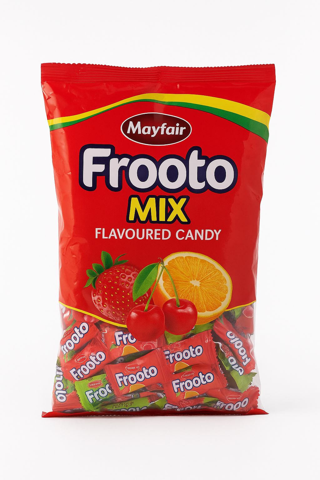Mayfair Frooto Mix Candy Pouch – 100 Pcs (Rs.1 Each)