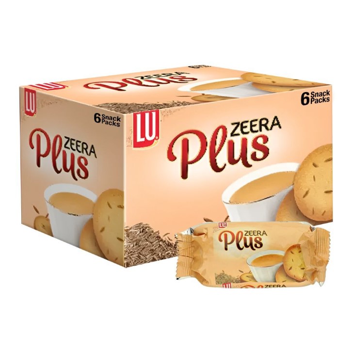 LU Zeera Plus Biscuits – 8 Snack Packs