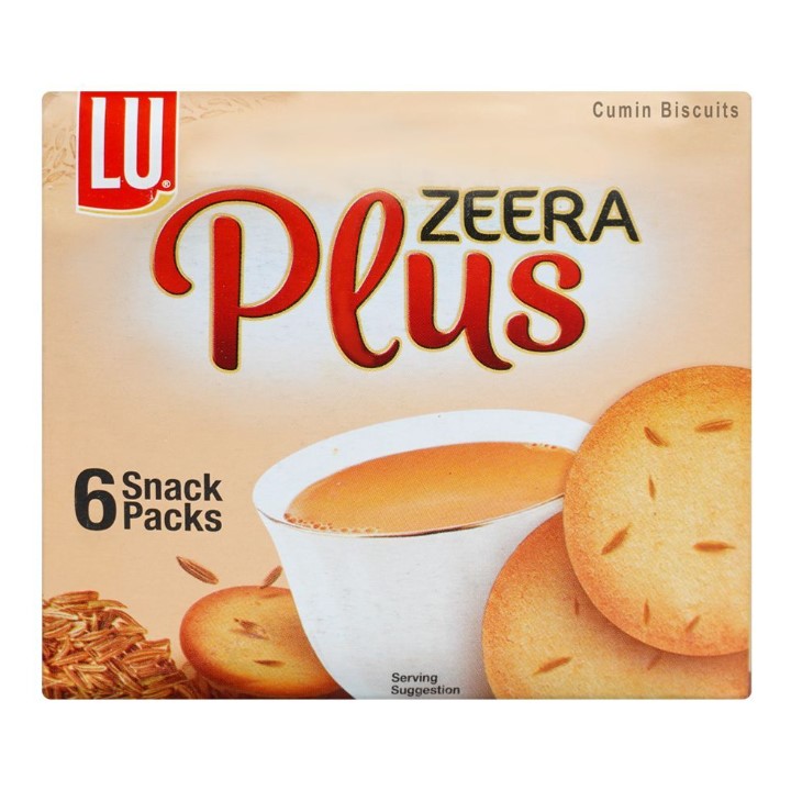 LU Zeera Plus Biscuits – 8 Snack Packs