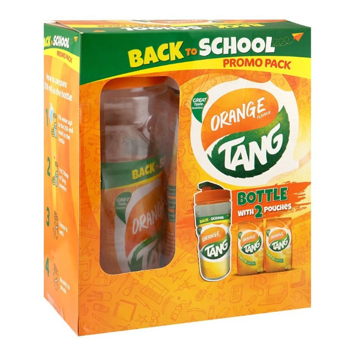 Tang Orange Back to School Promo Pack (Bottle + 2 Pouches)