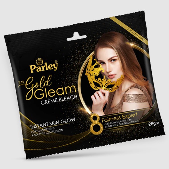 Parley 24K Gold Gleam Creme Bleach Sachet – 28gm