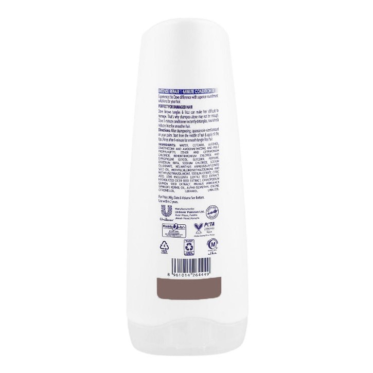 Dove Intense Repair Bio Protein Care Conditioner – For Damaged Hair, 180ml